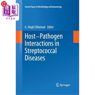 相互作用 Pathogen 病原体在链球菌疾病中 海外直订医药图书Host 宿主 Streptococcal Interactions Diseases