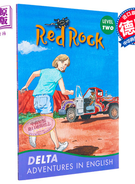 现货 Red Rock Book + CD-ROM Delta Adventures in English红色石头 含光盘 英语历险记 英文原版进口图书 英语阅读【中商原版】