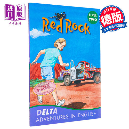 现货 Red Rock Book + CD-ROM Delta Adventures in English红色石头 含光盘 英语历险记 英文原版进口图书 英语阅读【中商原版】