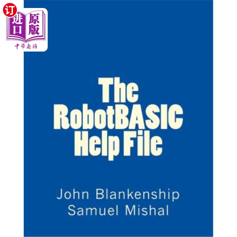 海外直订The RobotBASIC Help File RobotBASIC帮助文件