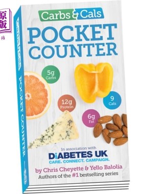 海外直订医药图书Carbs & Cals Pocket Counter Carbs&Cals袖珍计数器