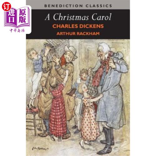 海外直订A Christmas Carol (Illustrated in Color by Arthur Rackham) 圣诞颂歌（阿瑟·拉克姆用彩色插图）