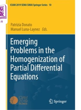 海外直订Emerging Problems in the Homogenization of Partial Differential Equations 偏微分方程齐次化中的新问题