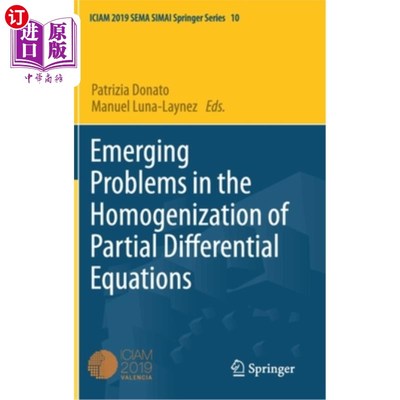 海外直订Emerging Problems in the Homogenization of Partial Differential Equations 偏微分方程齐次化中的新问题