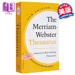 中商原版 2023年新版 The Thesaurus 英文原版 2023 Merriam 麦林韦氏同义词词典 英语字典 进口教辅参考书工具书 Webster
