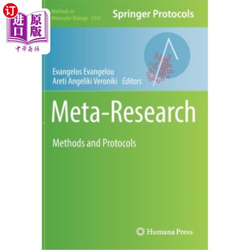 海外直订Meta-Research: Methods and Protocols 元研究:方法和协议