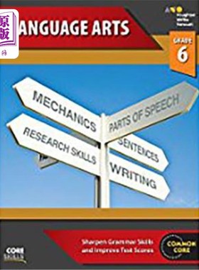 海外直订Core Skills Language Arts Workbook Grade 6 Steck Vaughn核心技能语言艺术：6级练习册