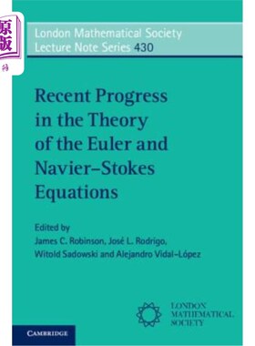 海外直订Recent Progress in the Theory of the Euler and Navier-Stokes Equations Euler方程和Navier-Stoke
