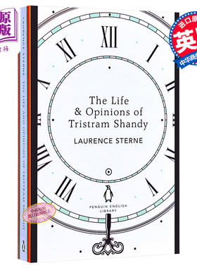 项狄传 Laurence Sterne 英文原版 Tristram Shandy【中商原版】