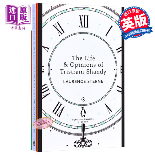 项狄传 Laurence Sterne 英文原版 Tristram Shandy【中商原版】