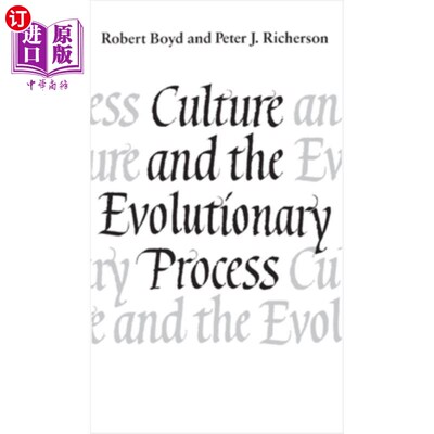 海外直订Culture and the Evolutionary Process 文化与进化过程