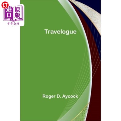 海外直订Travelogue 旅行见闻讲演