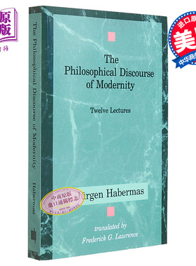 预售 尤尔根哈贝马斯 现代性的哲学话语 The Philosophical Discourse of Modernity 英文原版 Jurgen Habermas【中商原版】