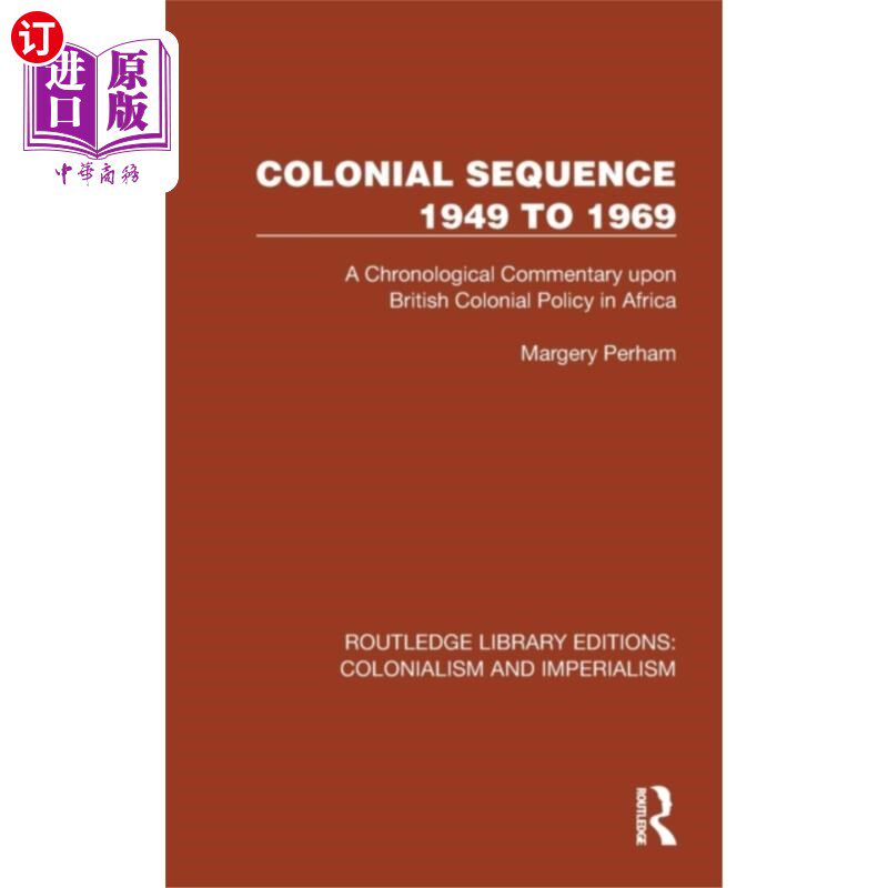 海外直订Colonial Sequence 1949 to 1969 1949年到1969年的殖民序列