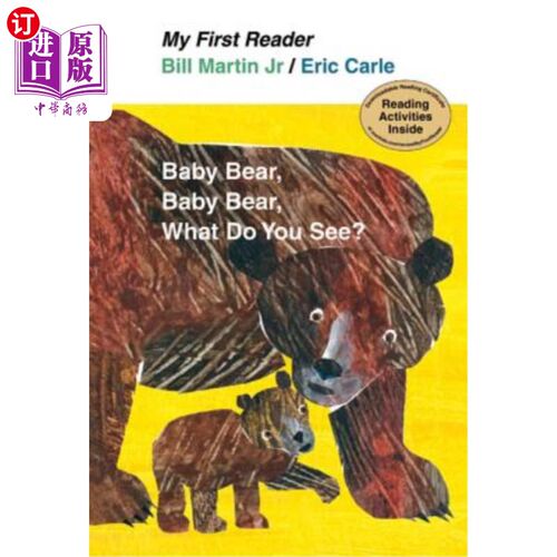 海外直订Baby Bear, Bear Bear, What Do You See? 熊宝宝，熊宝宝，你在看什么?