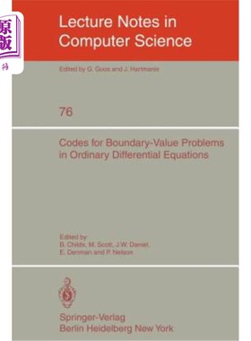 海外直订Codes for Boundary-Value Problems in Ordinary Differential Equations: Proceeding 常微分方程边值问题的代码：