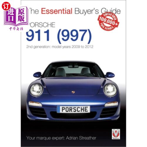 海外直订Porsche 911 (997) - 2nd Generation: Model Years 2009 to 2012 保时捷911(997)-第二代:车型年2009至2012