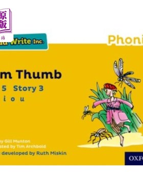 海外直订Read Write Inc. Phonics: Yellow Set 5 Storybook ... Read Write公司自然拼读:黄色套装5故事书3汤姆拇指