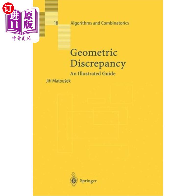 海外直订Geometric Discrepancy: An Illustrated Guide 几何差异:图解指南
