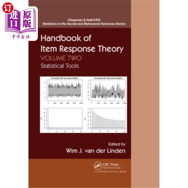海外直订Handbook of Item Response Theory: Volume 2: Statistical Tools 项目反应理论手册：第2卷：统计工具