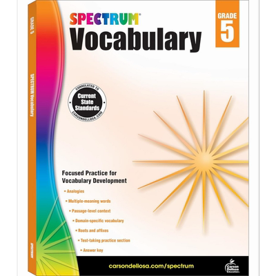 光谱练习册单词系列5年级