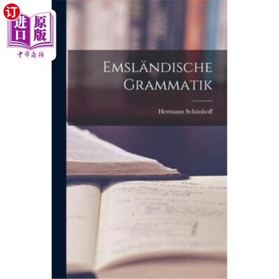 海外直订Emsl?ndische Grammatik 埃姆斯兰文法学校