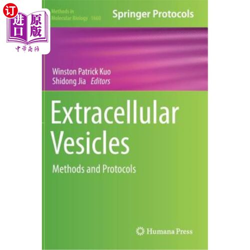 海外直订Extracellular Vesicles: Methods and Protocols 细胞外囊泡：方法和方案