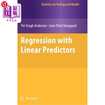 海外直订Regression with Linear Predictors 线性预测回归