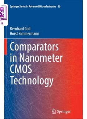 海外直订Comparators in Nanometer CMOS Technology 纳米CMOS工艺中的比较器