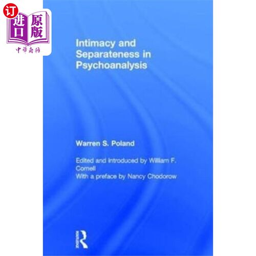 海外直订Intimacy and Separateness in Psychoanalysis 精神分析中的亲密与分离