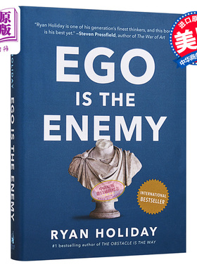绝对自控 硬派自我管理手册 英文原版 Ego Is The Enemy Ryan Holiday Portfolio 【中商原版】