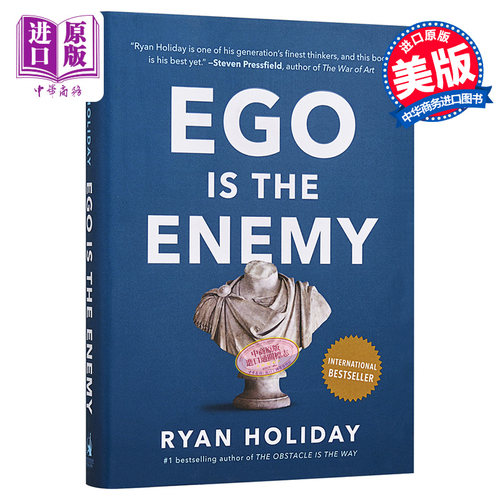 绝对自控 硬派自我管理手册 英文原版 Ego Is The Enemy Ryan Holiday Portfolio 【中商原版】