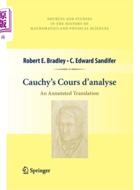 海外直订Cauchy's Cours d'Analyse: An Annotated Translation 柯西的分析过程：注释翻译