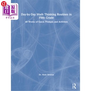 Weeks Fifth Routines 数学思考程序 Thinking Math 海外直订Day and Quick Day 五年级每天 Prompts Grade