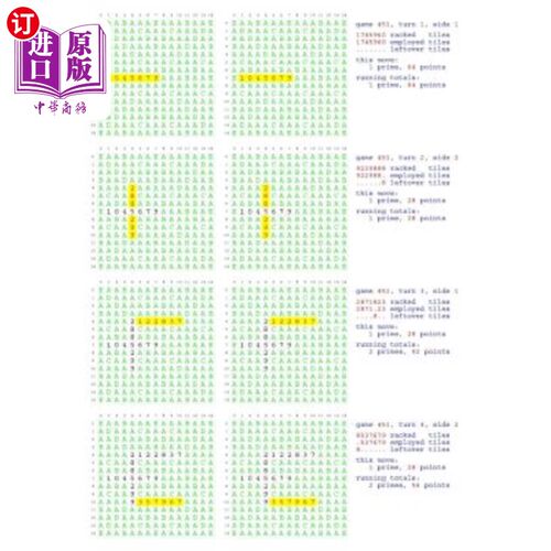 海外直订Prime Scrabble Examples 451-500 基本拼字示例451-500