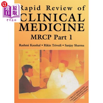 海外直订医药图书Rapid Review of Clinical Medicine for MRCP Part 1 MRCP临床医学快速综述第1部分