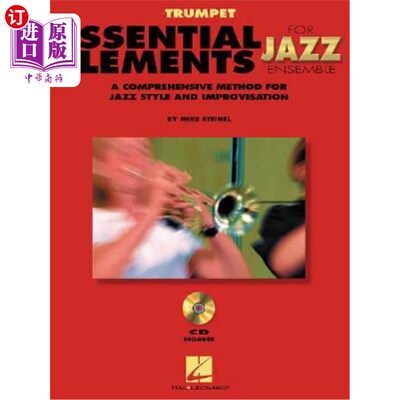 海外直订Essential Elements for Jazz Ensemble a Comprehensive Method for Jazz Style and I 爵士乐合奏的基本元素爵士乐