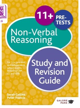 海外直订11+ Non-Verbal Reasoning Study and Revision Guide 11+非语言推理学习和复习指南