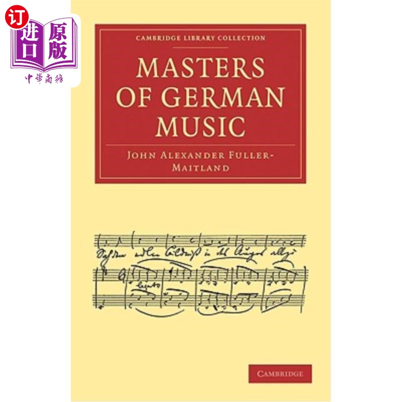 海外直订Masters of German Music 德国音乐大师