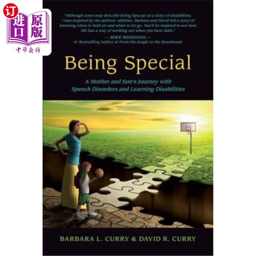 海外直订Being Special: A Mother and Son's Journey with Speech Disorders and Learning Dis 与众不同：一对患有语言障碍