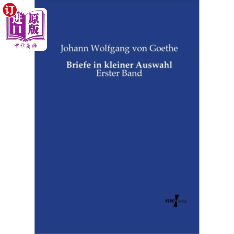 海外直订Briefe in kleiner Auswahl: Erster Band 简陋的来信第一册 书籍/杂志/报纸 进口教材/考试类/工具书类原版书 原图主图