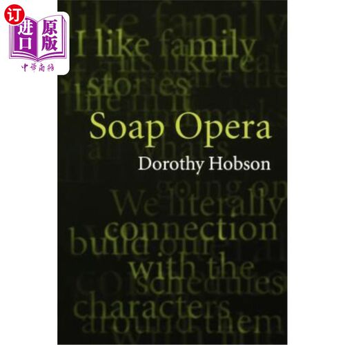 海外直订Soap Opera 肥皂剧