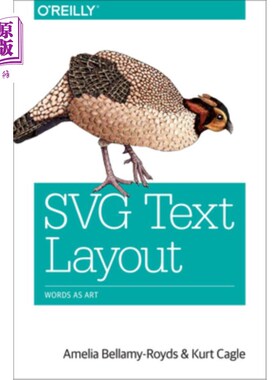 海外直订SVG Text Layout: Words as Art SVG文本布局：文字艺术