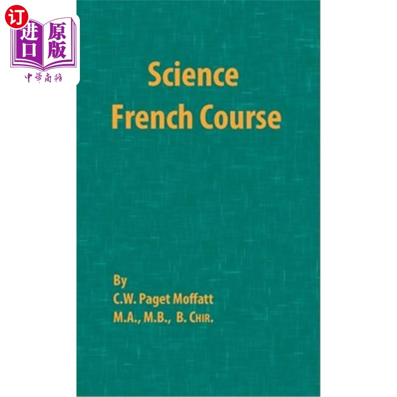 海外直订Science French Course 科学法语课程