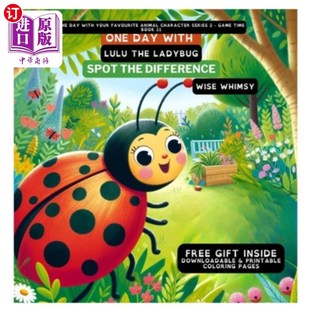 Lulu the 与瓢虫露露 Day 一天：发现差异 Difference With Spot 海外直订One Ladybug