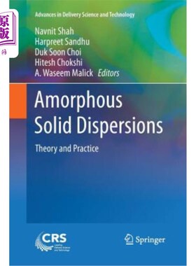 海外直订医药图书Amorphous Solid Dispersions: Theory and Practice 非晶固体色散:理论与实践