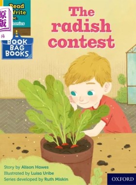 海外直订Read Write Inc. Phonics: Yellow Set 5 Book Bag B... Read Write公司自然拼读:黄色套装5书包第9册萝卜比赛