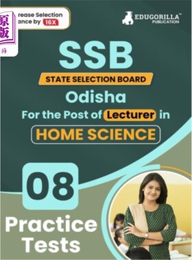 海外直订SSB Odisha Lecturer Home Science Exam Book 2023 (English Edition) State Selectio SSB奥里萨邦讲师家庭科学考