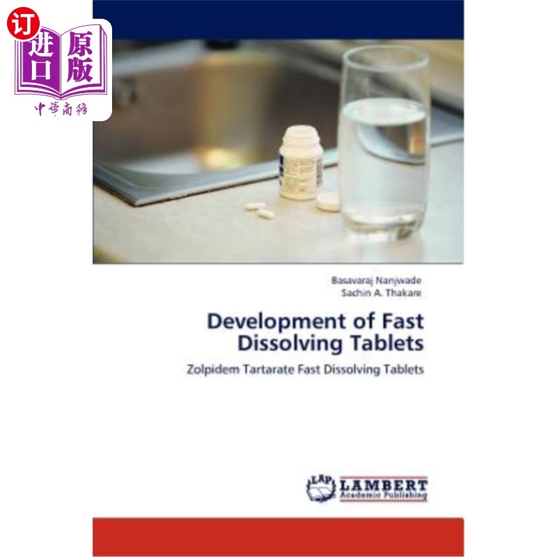 海外直订医药图书Development of Fast Dissolving Tablets 速溶片的研制