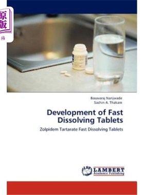 海外直订医药图书Development of Fast Dissolving Tablets 速溶片的研制